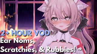 ASMR Ear Noms Scratchies amp Rubbies  ♡ Binaural 3DIO [upl. by Ardnazxela]