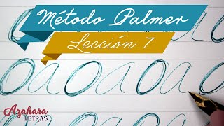 Método Palmer de Caligrafía en Español  Lección 7 [upl. by Cr]