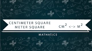 How to convert Square Centimeterscm2 into Square Metersm2 and viceversa [upl. by Hewie]