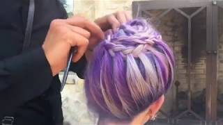 How to Beehive Braid  Matrix  SalonCentric [upl. by Brier668]