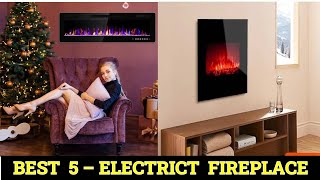 TOP 5 Best Electric Fireplace 2024 [upl. by Doubler]