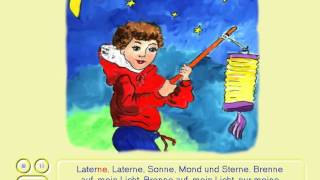 Laterne Laterne  Kinderlieder Karaoke [upl. by Suirauqram569]