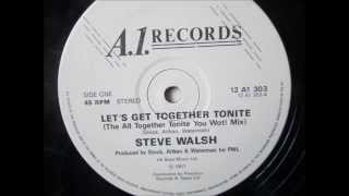 Steve Walsh  Lets get together tonight 1987 [upl. by Meekyh590]