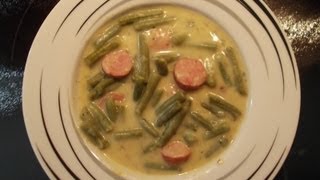 Thermomix TM 31 GrüneBohnenEintopf mit Mettwürstchen [upl. by Leodora186]