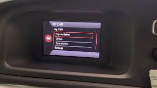 Volvo V40 TPMS Light Reset [upl. by Farron]