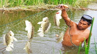 ¡ASOMBROSO mira que abundante se pesca usando esta técnica [upl. by Oba925]