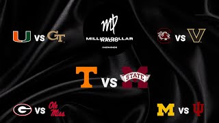 Week 11 College Football Slate  MDRE10 [upl. by Bertrand]