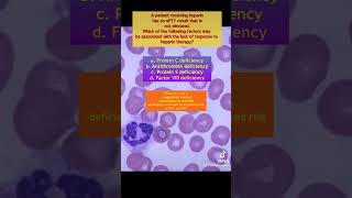 Coagulation problems Antithrombin deficiency medtechstudent medtech shortvideos foryouシ [upl. by Opalina207]