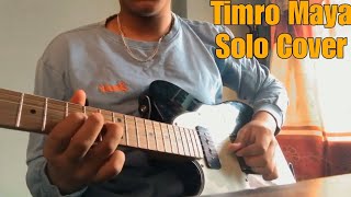 Timro Maya Cobweb First Solo Cover [upl. by Amalita198]