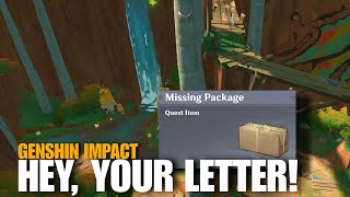 Hey your letter   Commission Quest  Genshin Impact Natlan [upl. by Ahsirpac430]