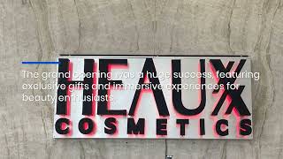 Heaux Cosmetics Expands with First Flagship Store in Downtown LA [upl. by Aribold103]