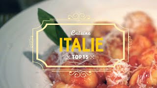 TOP 15 de la cuisine ITALIENNE 🍲 Voyage en Italie [upl. by Carlick]