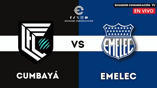 CUMBAYA VS EMELEC  EN VIVO LIGA PRO  SEGUNDA ETAPA  FORMATO RADIO [upl. by Mab]