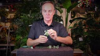 HOW TO Make an EASY Boutonniere with Artificial Flowers from Silk Scapes [upl. by Ybrad]