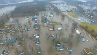 Watseka IL Flooding 2222018 [upl. by Tsnre]