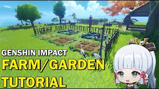 FARMGARDEN TEAPOT BUILD TUTORIAL New Inazuma Update  Genshin Impact [upl. by Assille]