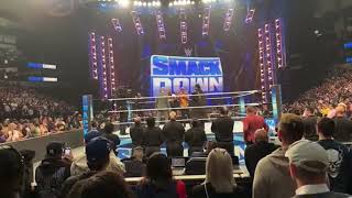 The Rock Roman Reigns Seth Rollins and Cody Rhodes full segment Live and Cody slaps The Rock [upl. by Liw]