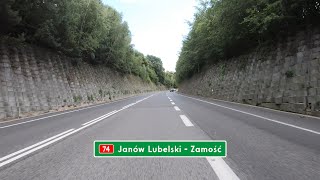 DK74 Janów Lubelski  Zamość obwodnica Hetmańska ●2022● [upl. by Mariand898]