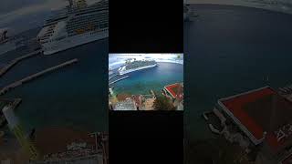 Mariner of the seas and independence of the seas horn battle in Cozumel part 4 [upl. by Ardnekal758]