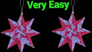 How To Make Christmas Ornament Best Way To Use Up Your Fabric Scraps Beginners Friendly Tutorials [upl. by Tattan378]