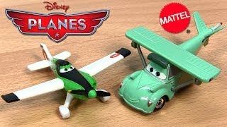 Disney Planes Franz Fliegenhosen and Ned from Team Ripslinger 2013 Mattel DieCast Toy [upl. by Karry466]