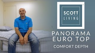 Restonic Scott Living Panorama Super Pillow Top Mattress Comfort Depth 3 [upl. by Cordy607]