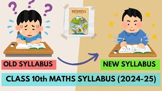 Class 10 Maths Syllabus 202425  CBSE Board Syllabus  Deleted Syllabus [upl. by Lathan]