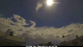 TIME LAPSE Convective Cloud Buildups With Thunderstorm Over Henderson NV August 13 2023 [upl. by Atok]