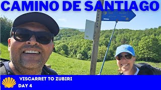 Camino de Santiago in two minutes  Day 04 Viscarret to Zubiri [upl. by Laryssa]