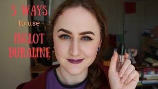 5 Ways To Use Inglot Duraline [upl. by Faus]