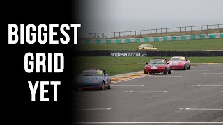 Endurance vs Sprint Spec Mazda MX5s at Anglesey  BRSCC Clubsport Trophy [upl. by Adyaj358]