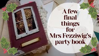 Tis the Season  Some final touches on Mrs Fezziwigs party book 🎄🥰📚 [upl. by Rihsab]