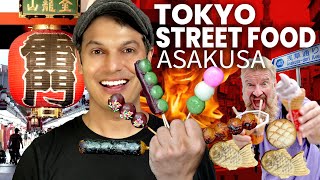 Tokyo Street Food Guide Asakusa Eating Spree ★ ONLY in JAPAN [upl. by Hafeetal]