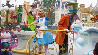 Celebrate A Dream Come True Parade Magic Kingdom  Walt Disney World  Florida [upl. by Chlo288]