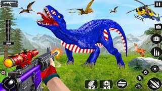 Wild Dino Hunter Game  Dinosaur Game 3d  Zoo Dinosaur Shooting Android Gameplay [upl. by Witkin]