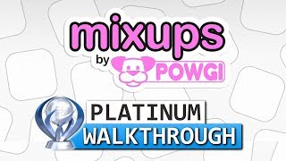 Mixups By POWGI  Platinum Walkthrough 100 Guide Trophy  Achievement Guide [upl. by Elirpa]