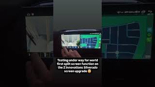 Z INNOVATIONS SILVERADOSIERRA 2019 PLUS SCREEN UPGRADE SPLIT SCREEN CARPLAY ANDROID AUTO [upl. by Einolem]