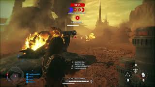 SWBF2 Instant Action Mission Attack Galactic Republic Geonosis Gameplay [upl. by Atilek]