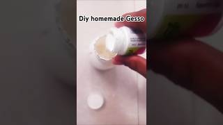 Diy homemade Gesso easy way 🌈🌈♥️❤️❤️❤️❤️ creativeayesha1056 [upl. by Tessler]