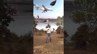 Dancing Plane 😂😁  Dancing Aeroplane  jahaj Video  Airplane Dance shorts viral funnyplane [upl. by Neelhtac72]