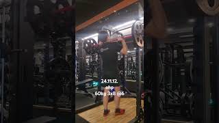 241112 ohp 60kg 3x8 6 [upl. by Esinehs244]