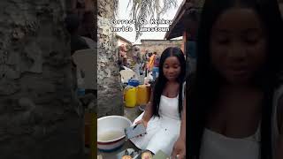 correct GA Kenkey in Accra delicious ghanafood shorts shortafrica youtubeshorts foodie [upl. by Eseyt]