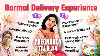 My Normal Delivery 🤱 experience with 10 hrs Labour Pain 😭 amp Pregnancy Journey Posterior placenta [upl. by Kimble818]