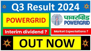 POWER GRID Q3 results 2024  POWER GRID results today  POWER GRID Share News  POWER GRID Share [upl. by Boak]