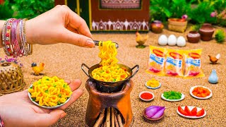 Miniature Yummy Masala Spaghetti Pasta Recipe  Indian Style Pasta Recipe  Yummy Cooking [upl. by Chadwick]