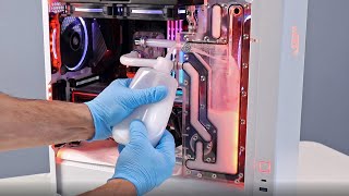 AMD Ryzen 9 5950X Zen 3 Brain Transplant With Hardline Liquid Cooling [upl. by Fleur854]