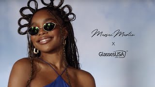 Marsai Martin x GlassesUSA Collection [upl. by Berkow]