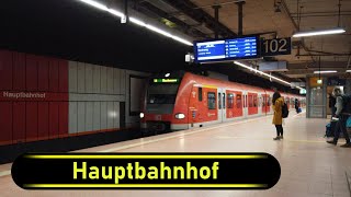 SBahn Station Hauptbahnhof  Stuttgart 🇩🇪  Walkthrough 🚶 [upl. by Ecnerwaled72]