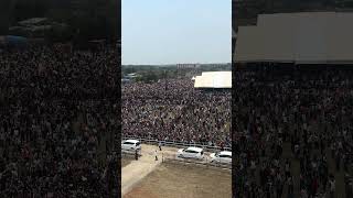 Massive crowd welcomed PM Modi in Berhampur Odisha  shorts [upl. by Milzie]