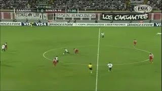 Zamora 2  1 Independiente Santa Fe Copa Libertadores 2014 [upl. by Llenol]